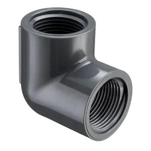 Spears 808-002 1/4 PVC 90 Elbow FPT Sch80