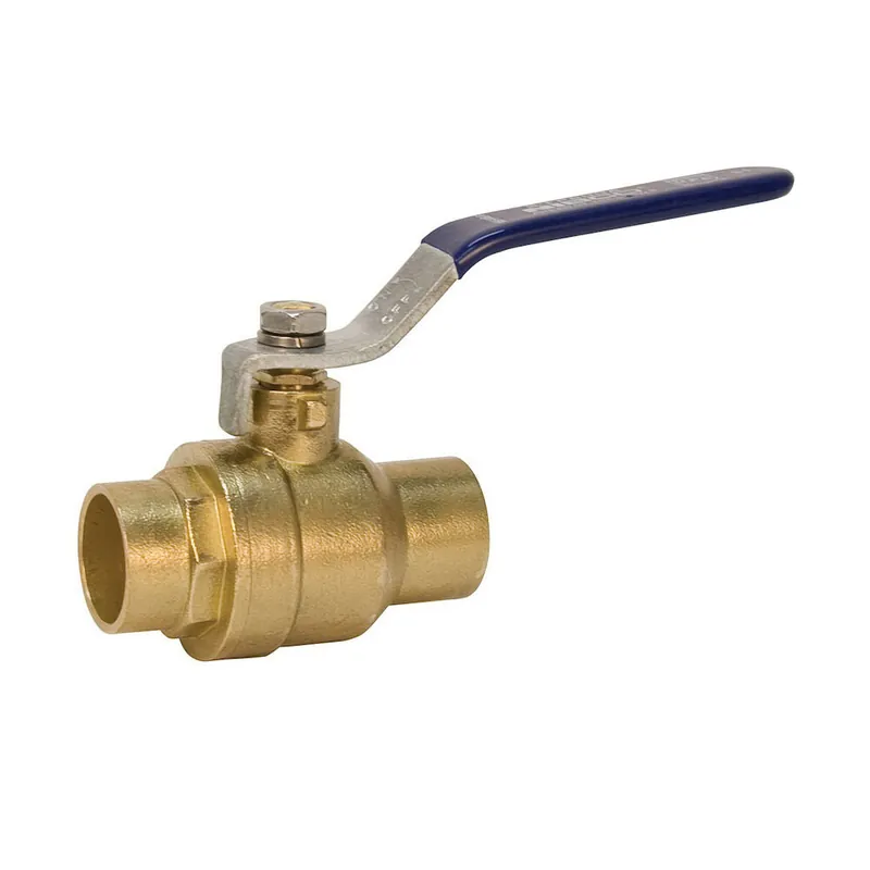 NIBCO NJ998H5 2-Piece Ball Valve 3/8 in Nominal Solder Female End Style 600 psi