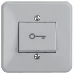 Rutherford Controls 909F-MO Rocker Switch, Momentary, SPDT, Flush Mount, 10 Ampere at 250 Volt AC, 3-7/16 Width x 5/8 Depth x 3-7/16 Height
