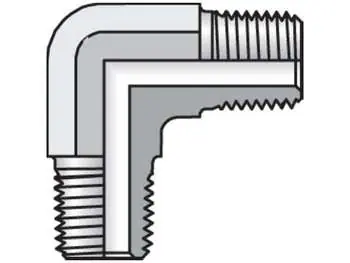 Parker 1/4CR-S Pipe & Port 90° Elbow CR