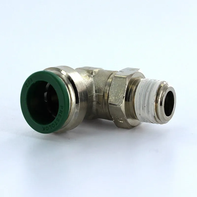 Parker W169PLP Metal Prestolok 90 Degree Male Elbow Swivel Fitting