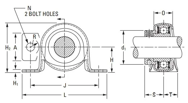 Fafnir PB5/8 Bearing
