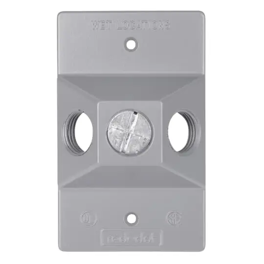 THOMAS & BETTS S203WHE Single Gang Standard Lampholder Cover Power 4-1/2 Inches REPLACEMENT MPN