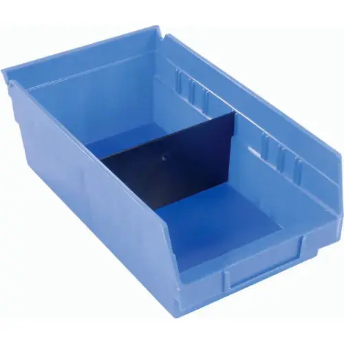 Akro-Mils 40170 Shelf Bin Divider For 11W x 4H Shelf Bins, Black, Price Pack of 24