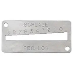 PRO-LOK KDSC Key Decoder, Stainless Steel, For Schlage