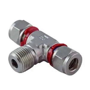 Mako Products SMBTI-6-4N Male Branch Tee 3/8 T x 3/8 T x 1/4 M NPT 2 Ferrule Replacement MPN
