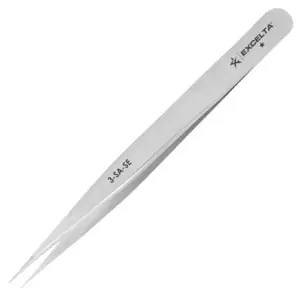 Excelta 3-SA-SE General Precision Electronic Tweezer 4-3/4 x 3/8 x 0.06