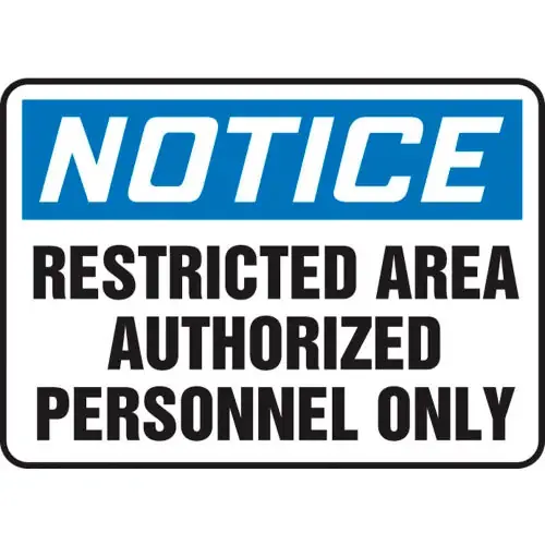 Accuform MADC807VP Safety Sign 2.5 Power