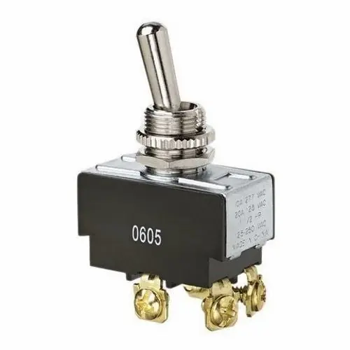 Ideal Industries 774005 Toggle Switch Heavy Duty On-Off 125/227 VAC