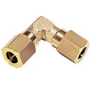 Legris 01021200 90 Degree Equal Elbow Brass Compression Fitting