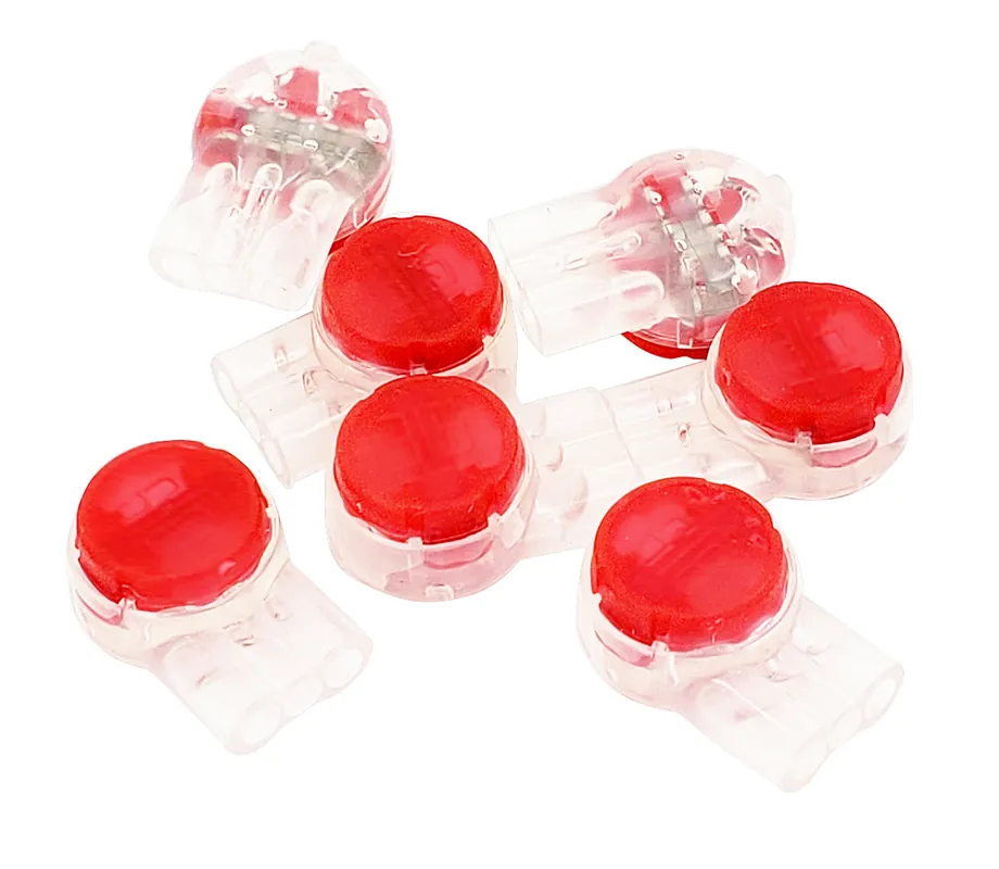Ideal Industries 86-930 UR2 Red IDC 3-Wire But Butt Connector 100/Card