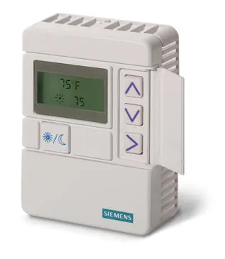 Siemens 540-680CB Temperature Sensor w/ Setpoint - White