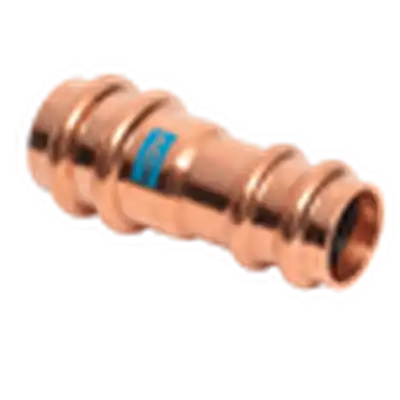 Mueller RP01011 ACR Press Copper Coupling 3/8 x 1/4 OD (P x P) Reducing