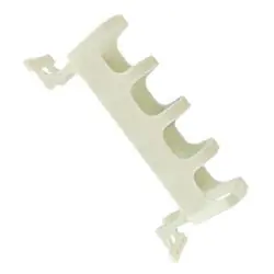 Leviton 41A10-HCM AW, Label Bracket 110 Horizontal Wire Manager W/Legs