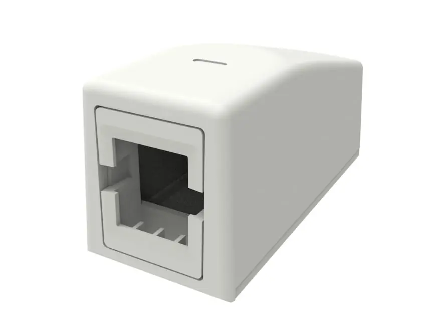 COMMSCOPE ENTERPRISE SOLUTIONS 760248521 ONE PORT, UNIVERSAL, SURFACE MOUNT BOX, WHITE, SMB-1P-262