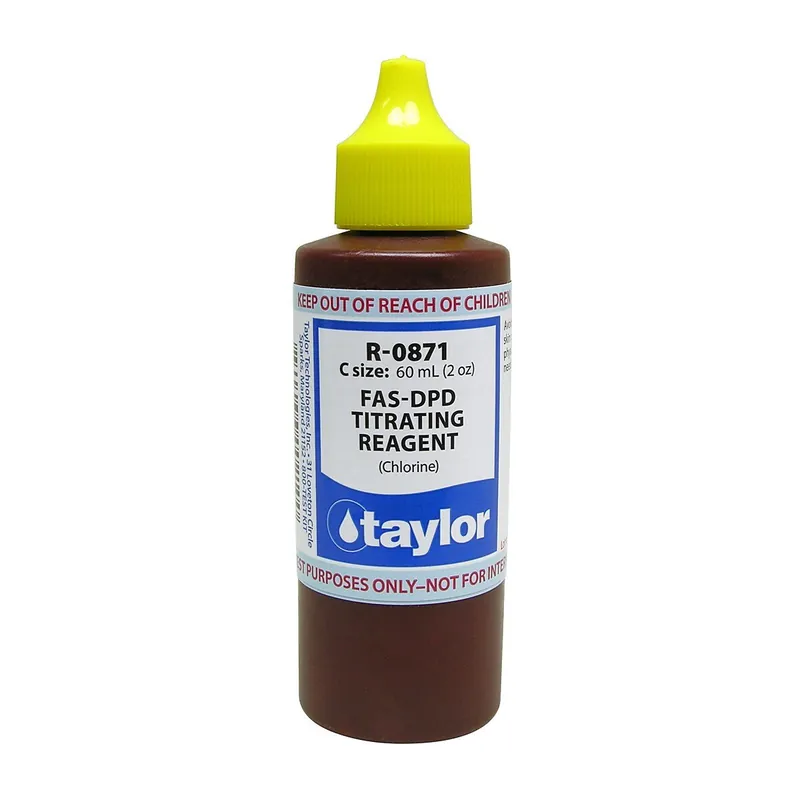 Taylor R-0871-C-12 (CHL) 12/CS FAS-DPD Titrating 2 Oz