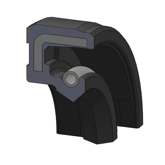 TCM 25X52X7SC Single Lip With Spring Shaft Seal