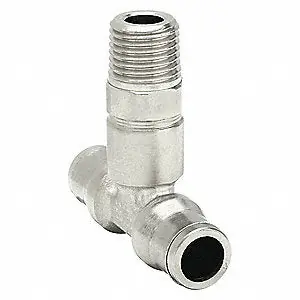 Legris 36080613 Nickel-Plated Brass Push-to-Connect Fittings for Chemical Automation and Food Processing