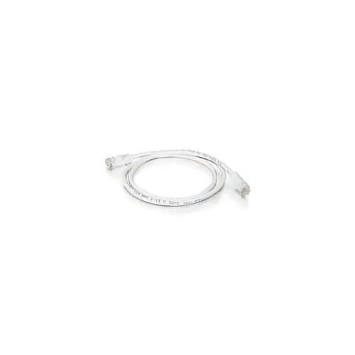 Quiktron 570-125-010 CBL ASSY 24-4PR STRANDED CAT5E CM RJ45/RJ45 10FT W/BOOTWHITE VALUE SERIES