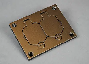 Legrand 828R-TCAL-BZ Wiremold Duplex Cover Plate