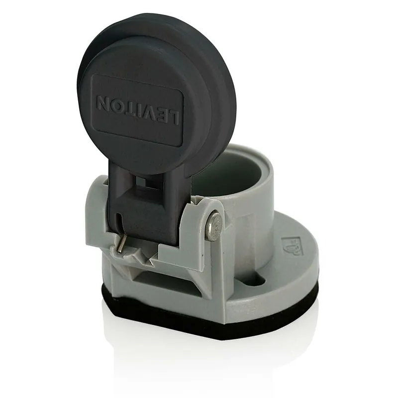 Leviton 15S31-UE 15 Series Snap Back Cover for UL-1691 Male and Female Panel Receptacles