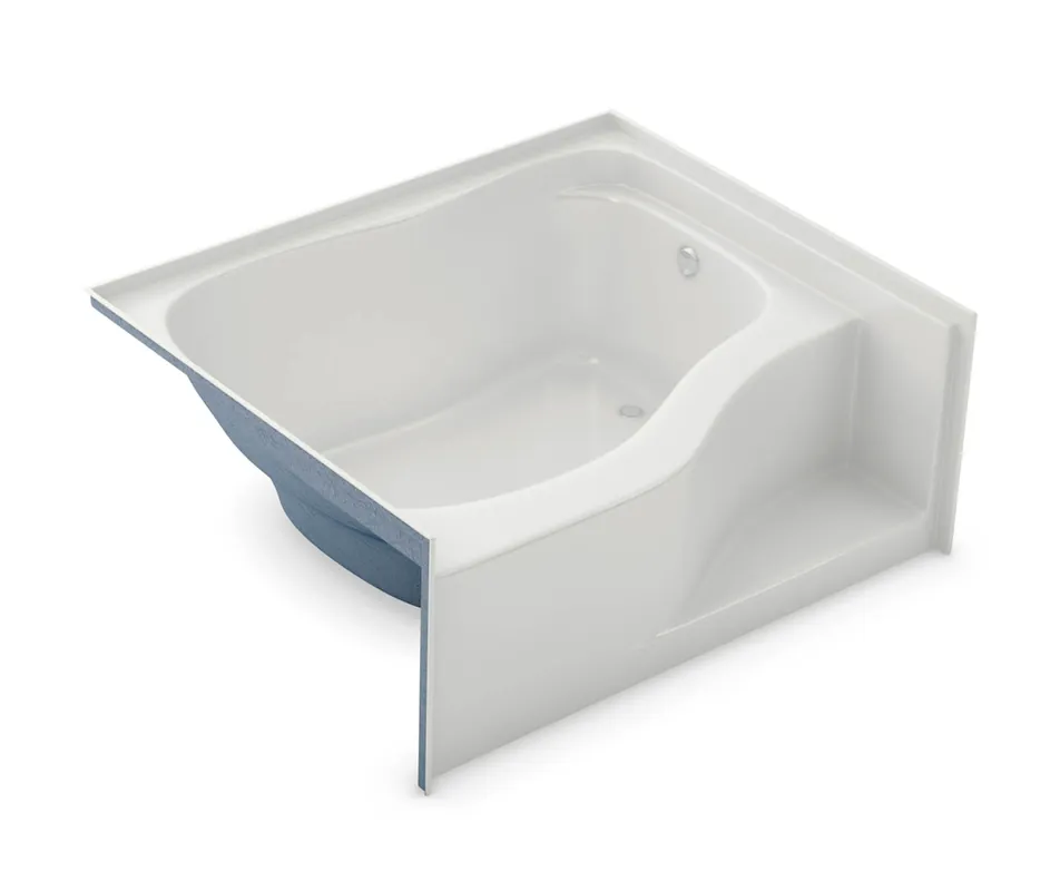 AKER 141084-L-000-002 GT-4860 Series Alcove Bathtub (Rectangular) With L-Hand Drain