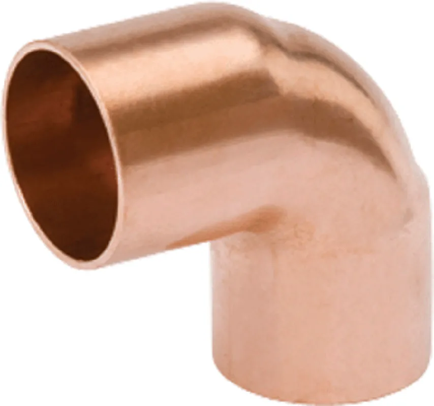 Mueller W01622 Copper 90 Degree Elbow, 5/8 OD (C x C) Short Radius
