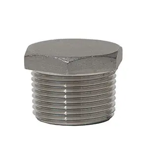 Merit Brass K417H-64 Pipe Plug Hex Head 4 in MNPT 150 lb