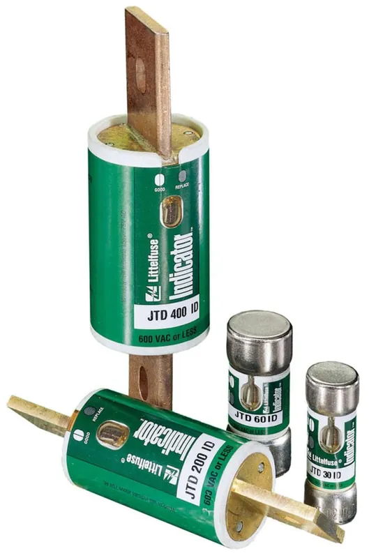 Littelfuse JTD012ID Current Limiting Time Delay Fuse 12 A 600 VAC/300 VDC 200/20 kA Interrupt