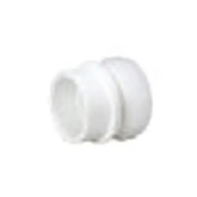 Mueller 06379 Streamline Trap Adapter, 1-1/2 x 1-1/4 in, Spigot x Slip Joint, SCH 40/STD, PVC