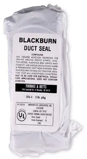 ABB DX-1 Blackburn Duct Seal Compound 1 lb Slug