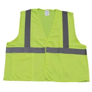 TruForce SV2C1L4XL Solid Mesh Safety Vest 4X-Large