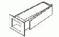 Schneider Electric 21-473 Snap-in Fitting for Thermostats 2 x 2 in. - Replacement MPN 21-473