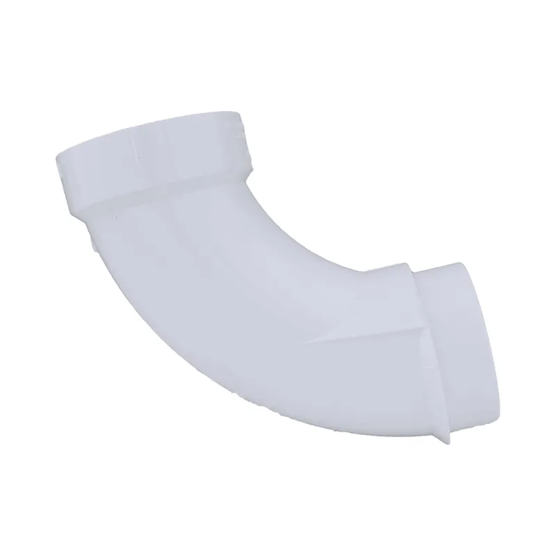 Charlotte Pipe 03387 2 1/4 Bend - 90 Deg - Elbow (Long Sweep Street) - Hub x Hub - PVC DWV