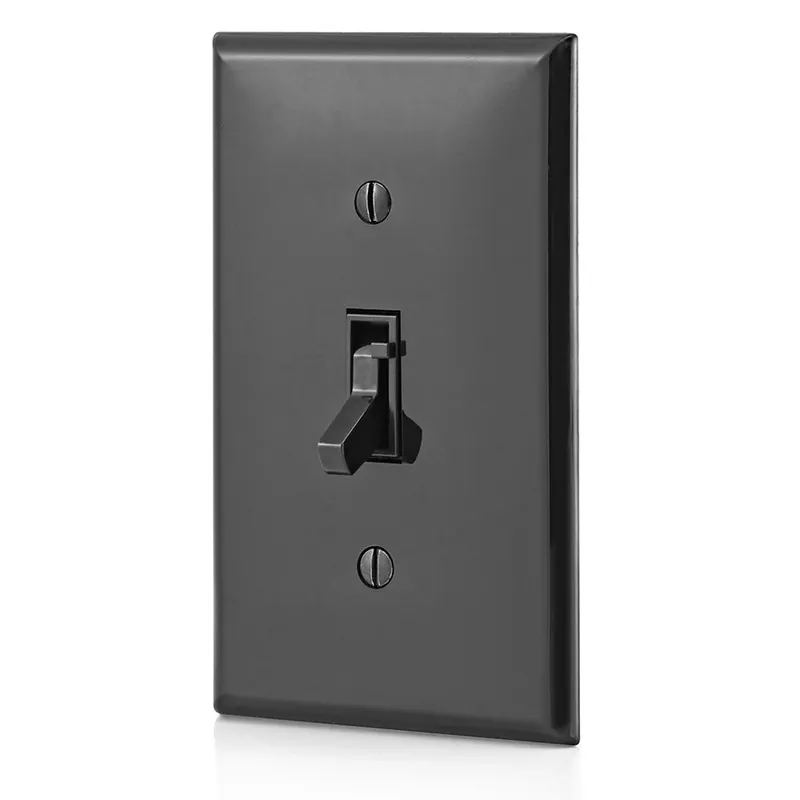 Leviton TSL06-1LE Universal Dimmable LED, CFL, Incandescent and Halogen Toggle-Slide Dimmer, 600W-120VAC Incandescent, 300W-120VAC 60Hz Single Pole and 3-Way