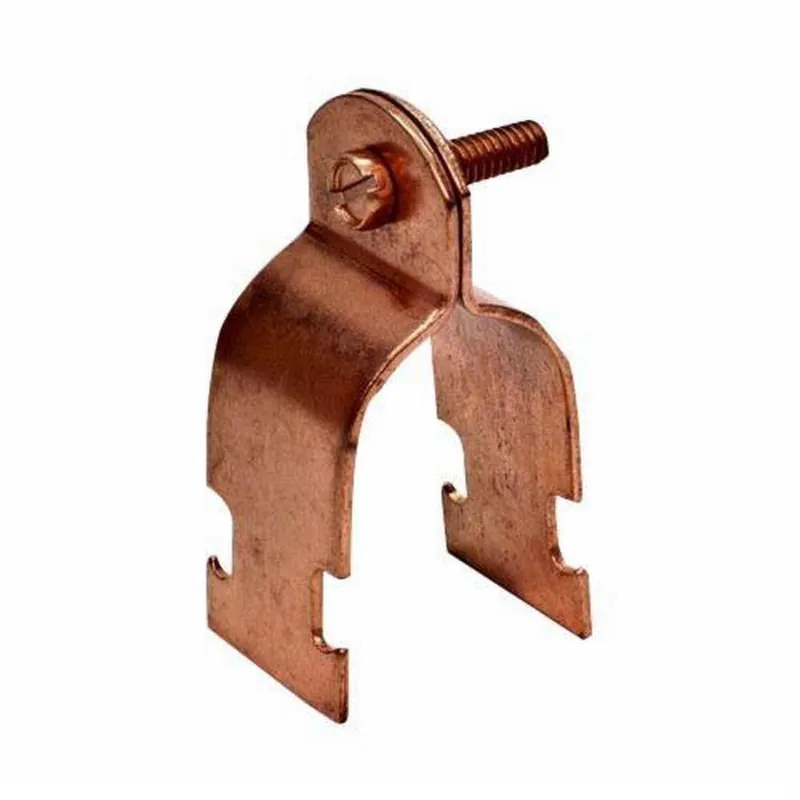 nVent CADDY COPC0150CP Single Piece Strut Clamp for Copper Tube, 1 1/2 Copper Tube, 1 5/8 OD