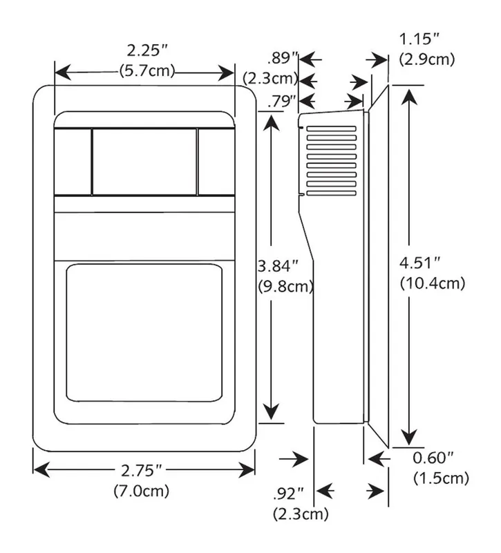Schneider Electric ETR203-LCD Room Temperature Sensor
