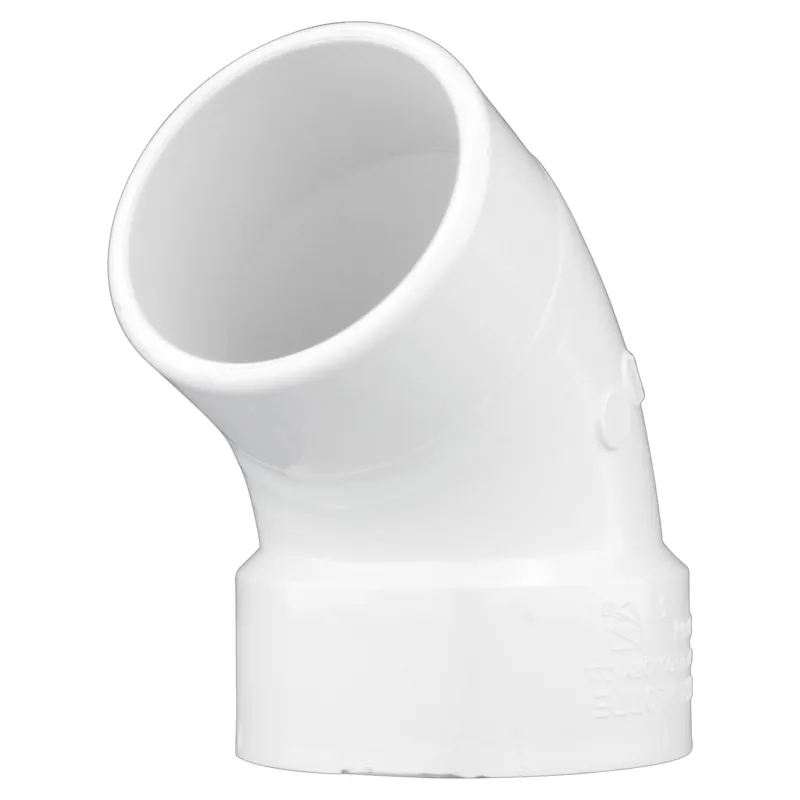 Charlotte Pipe 03396 1-1/2 1/6 Bend - 60 Deg - Elbow (Street) - Hub x Ftg - PVC DWV
