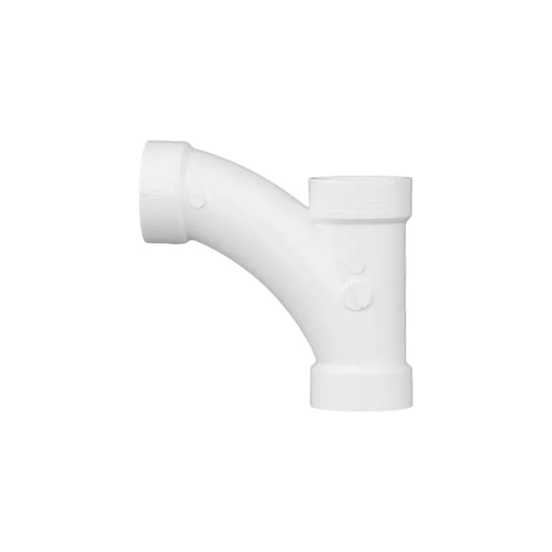 Charlotte Pipe 05853 1-1/2 WYE (Combo LTTY) - Hub x Hub x Hub - PVC DWV