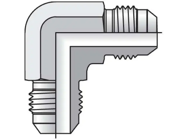 Parker 10ETX-B Triple-Lok 37 Degree 90 Degree Elbow ETX