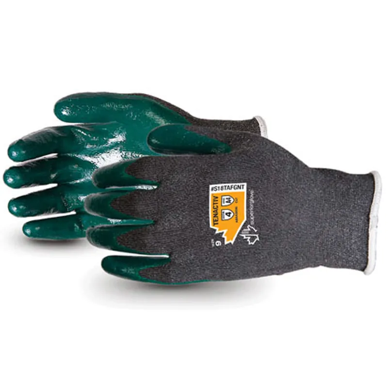 OSI S18TAFGFN8 TenActiv 18 Gauge Composite Filament Fiber Level A4 M Cut-Resistant Knit with Foam Nitrile Palms