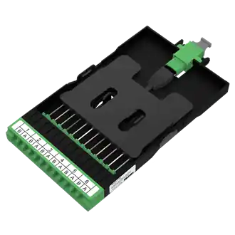 BELDEN FFSD06LAMFAG DCX PRE-TERM ADAPTER FRAME, OS2, 6 PORT, LC DUPLEX/APC, MPO12(F)