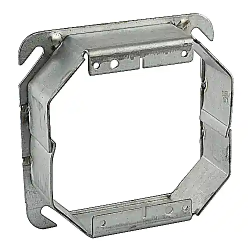 ABB 52C5211/4 Steel City 52-C-52-1-1/4 4 Inch 2-Gang 1-1/4 Inch Raised Steel Cover