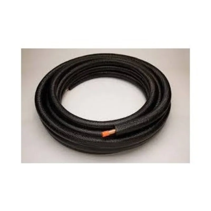 Great Lakes Copper EZB38164 Line Set 3/8 x 164' Insulation 1/2 Suction Line Only Coated Black Plain End