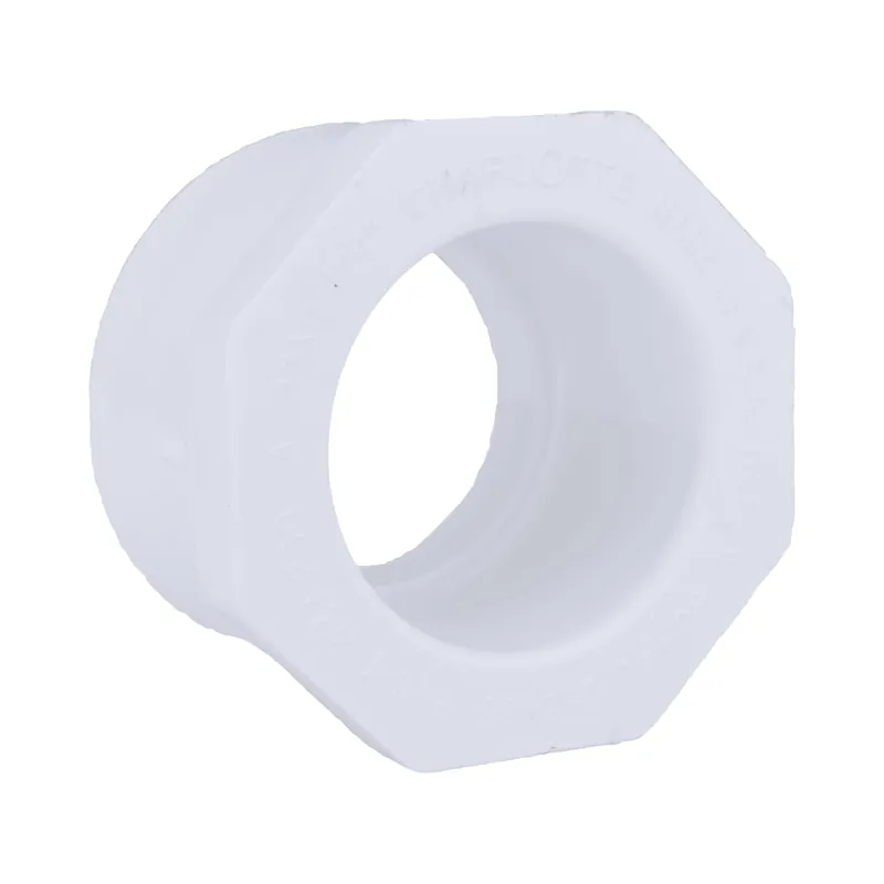 Charlotte Pipe PVC-02107-1350 2 x 1-1/4 - SCH40 PVC Bushing - Slip x Slip