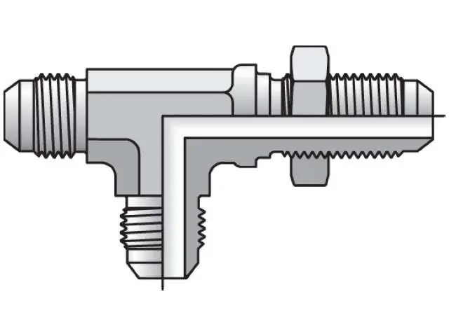 Parker 8WJJTX-S Triple-Lok 37 Tee WJJTX